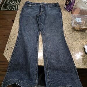 Faded Glory Dark Blue Flare Jeans